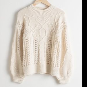 Floral Knit Sweater (SOLD on Depop)